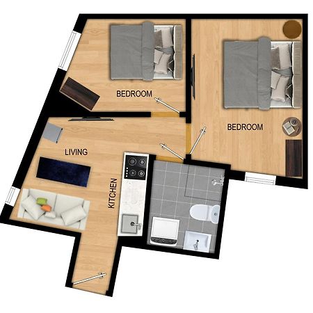 Apartamento King Bed - Renovated 2024 - 2Br Behind Bryggen Bergen Exterior foto